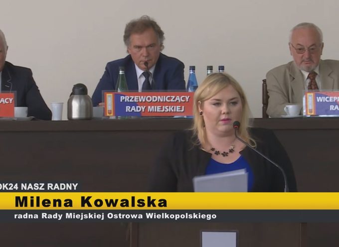 Milena Kowalska – interpelacje  XI Sesja Rady Miejskiej Ostrowa Wielkopolskiego