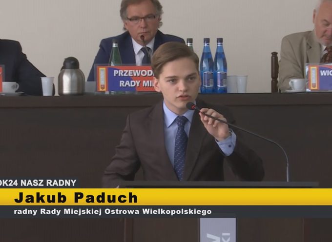 Jakub Paduch – interpelacje XI Sesja Rady Miejskiej Ostrowa Wielkopolskiego