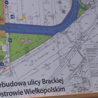 Przebudowa skrzyżowania ul. Kaliskiej, Brackiej i Nowa Krępa – konferencja