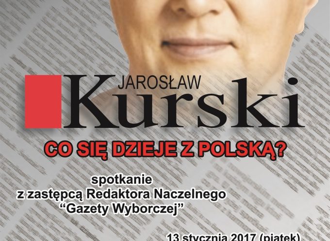 Jarosław Kurski w Kaliszu w Cafe Calisia