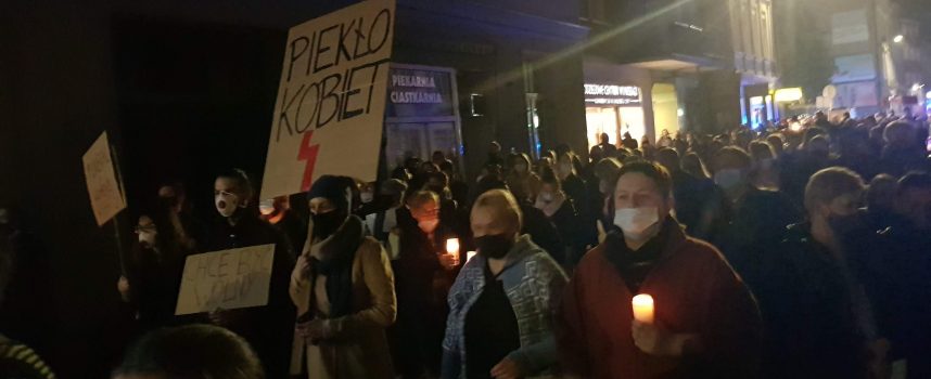 Protest w Ostrowie