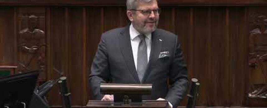 Wystąpienie posła Jarosława Urbaniaka w Sejmie